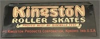 Kingston Roller Skates Metal Sign, 14.5” x 6”