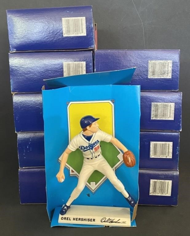 Orel Hershiser Baseball Superstar Statues in Box,