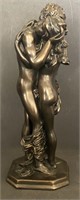 Bronze Statue of Couple, 14”