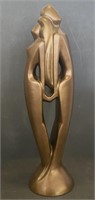 Ceramic Statue of Couple, 20”