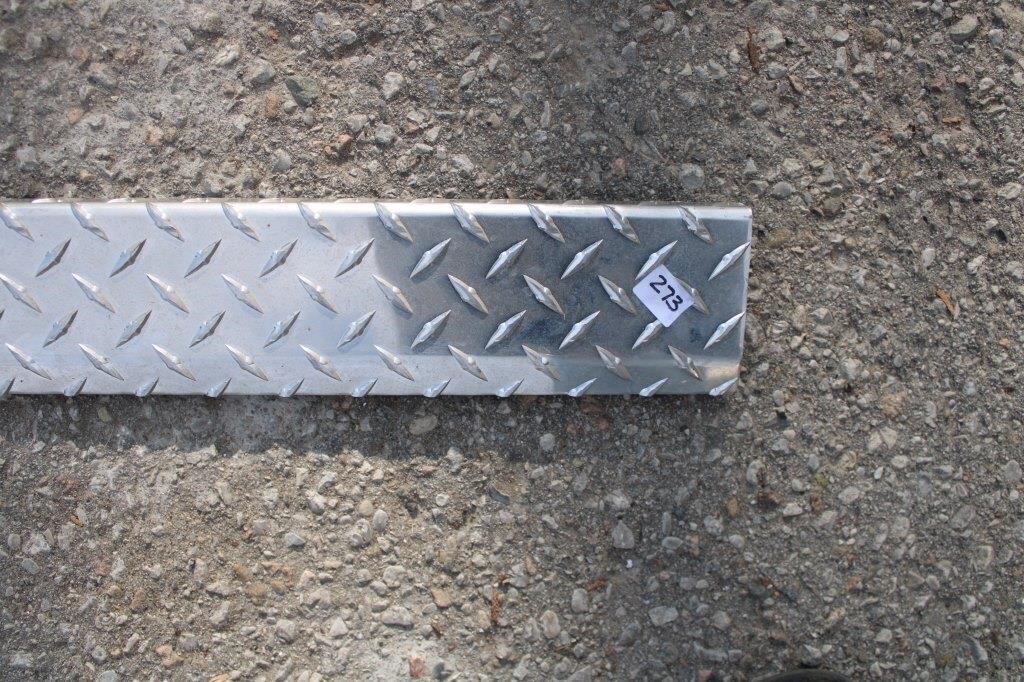 Checkerplate Aluminum Rail Cap