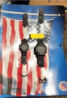 SET OF TWO MADE IN THE USA WATCHES
