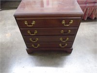 ETHAN ALLEN STAND 4-DRAWER 21" X 13" X 22" TALL