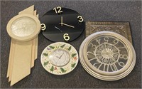 Clocks, Largest 10” x 34”