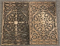 Decorative Cast Iron Panels, 18” x 29”*Bidding