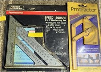 PROTRACTOR AND SPEED SQUARE