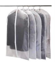 5Pack Large Transparent Clothing Bags