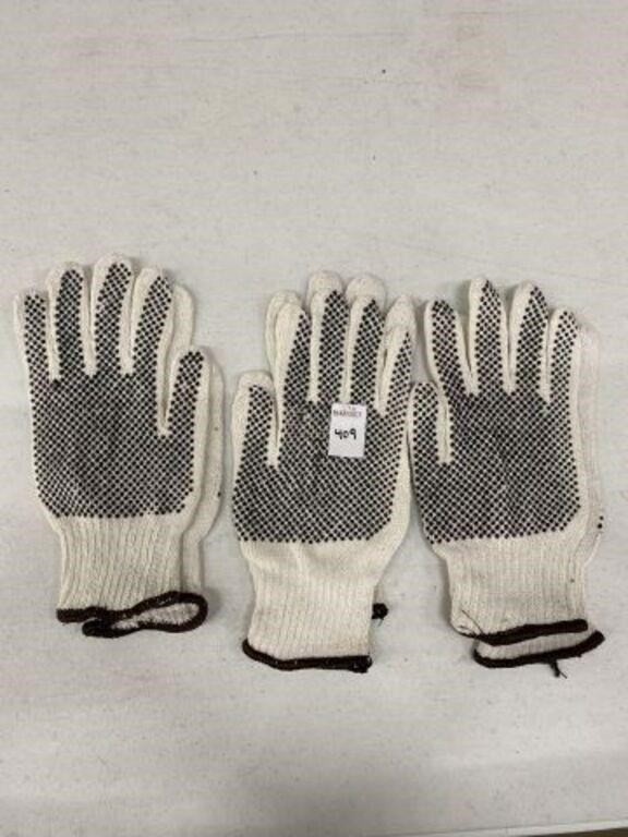 (3) PAIRS OF CLOTH GLOVES