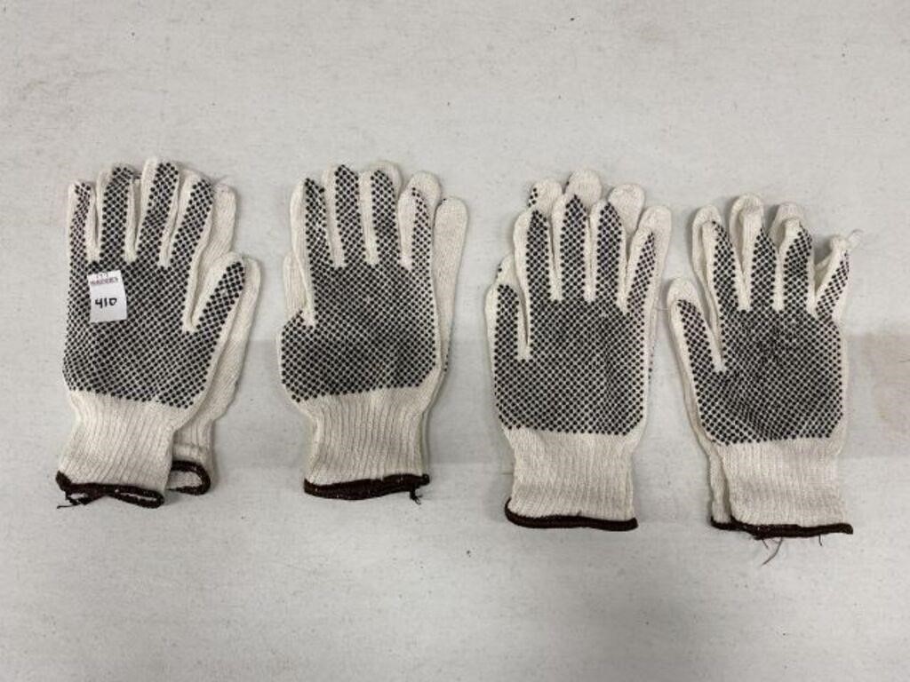 (4) PAIRS OF CLOTH GLOVES
