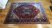 Hand Knotted Wool Area Rug