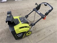 RYOBI BRUSHLESS 40V SNOWBLOWER (NO BATTERIES,