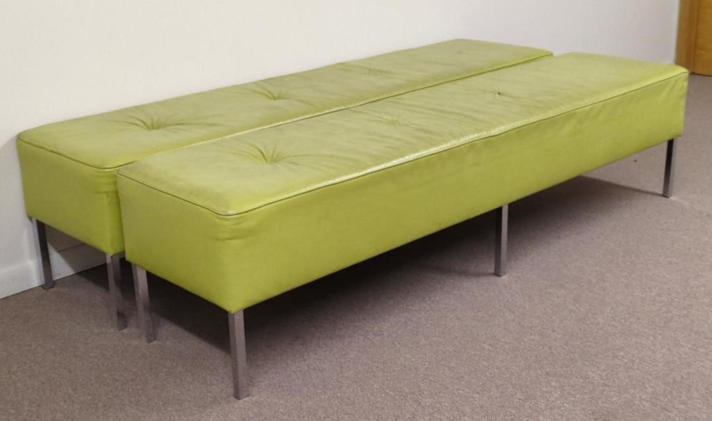 Mid Century (Algae Green) Retro Lounge Bench