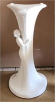 Free Standing Porcelain Lady Table 32"T **Missing