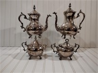 FB Rogers Silver Plated Tea Set