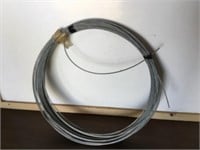 Roll of rubber coated cable