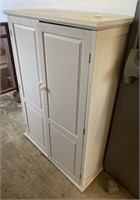Wooden Linen Cabinet, 36x16x50in