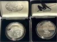 2x Alaska Mint Silver Medallions