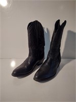 Laredo Black Leather Boots - 13