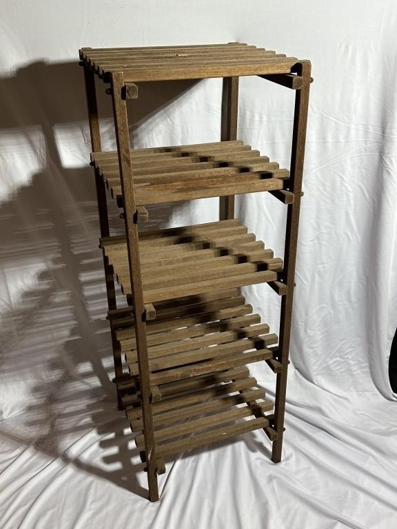 5 Tier Wood Rack