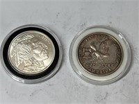 2x Silver Medallions