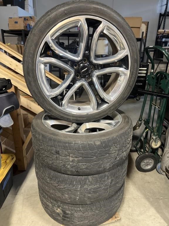 Set Of Rims/Tires, 5x114.3 (5x4.5”)  Bolt  Patter