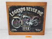 "Legends Never Die" Sign