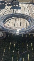 Rolls of electric fence wire