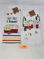 (2) Camper Hand Towels NEW
