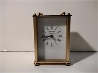 Jostens Brass Desk Clock