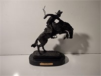 Remington Bronco Buster Bronze Statue