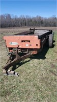 New Idea Manure box trailer