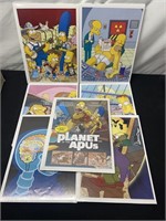 7 Shrink Wrapped Simpson Prints