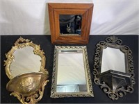 Group of 4 Wall Mirrors