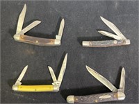 Collection of 4 Pocket Knives