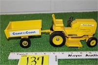 Coast to Coast lawn tractor with wagon