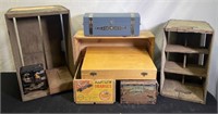 Collection of 9 Vintage Boxes