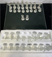 Glass Chess Board Set