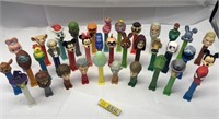 Collection of 35 PEZ Dispensers