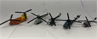 5x Micro Machine Helicopters