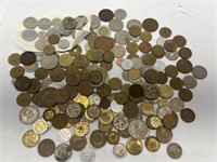 Foreign Coins; 28oz Total