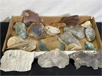 Collection of 18 Mineral Specimens