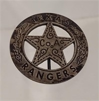 Texas Rangers Peso Badge