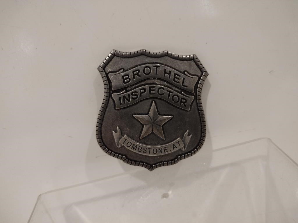 Brothel Inspector Badge