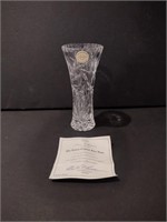 Lenox Crystal Vase w/ COA