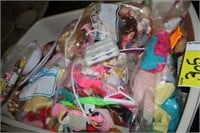 tote of Barbie clothes & accessories