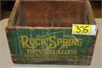 Rock Springs Wooden Crate
