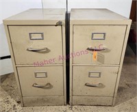 (2) HON 2-Drawer Filing Cabinets