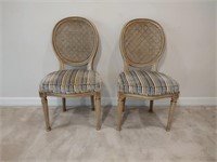 Mid-Century Cane Back Chairs