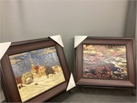 New 2 framed paintings