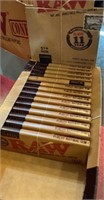 Lot  of 14 Packs of Raw Rolling Papers
